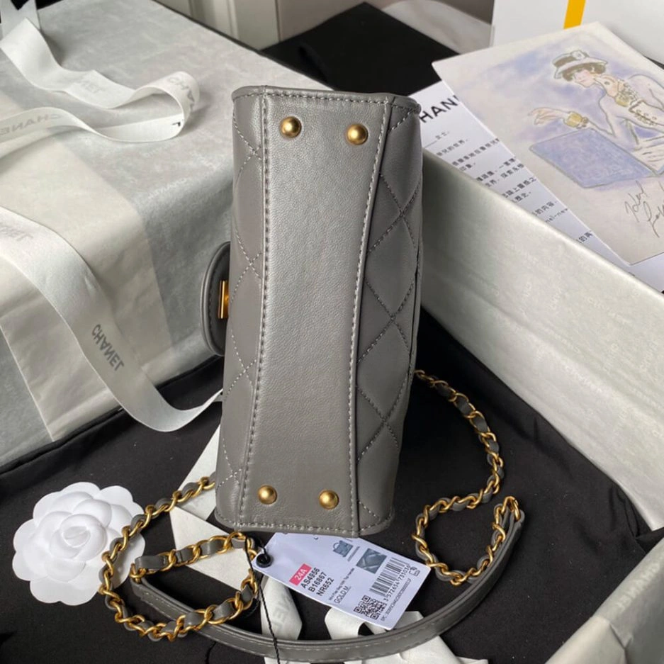 Compact MINI FLAP BAG WITH TOP HANDLE 1062