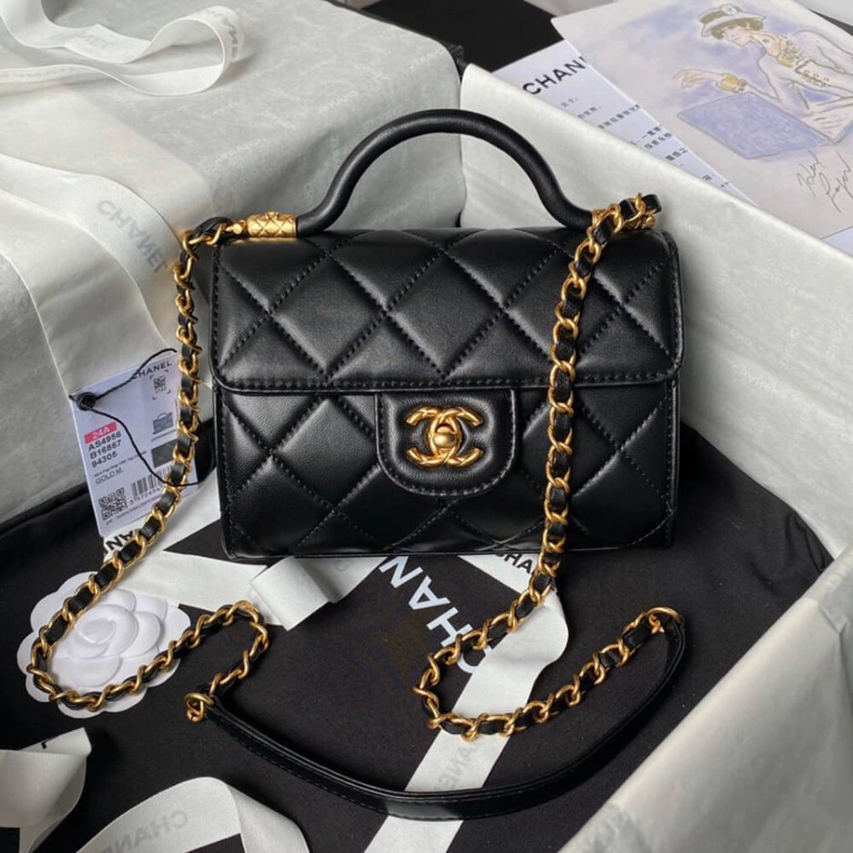 MINI FLAP BAG WITH TOP HANDLE Sporty 1068
