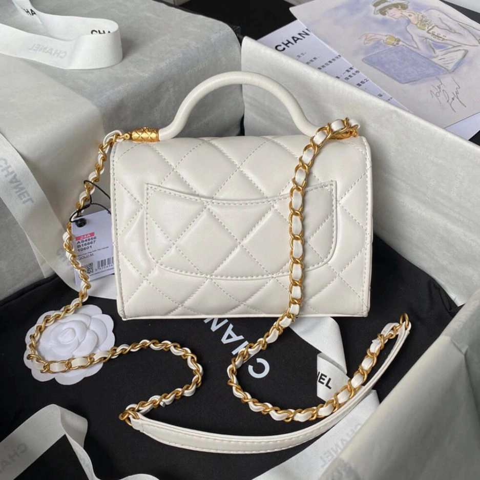 Lightweight MINI FLAP BAG WITH TOP HANDLE 1142