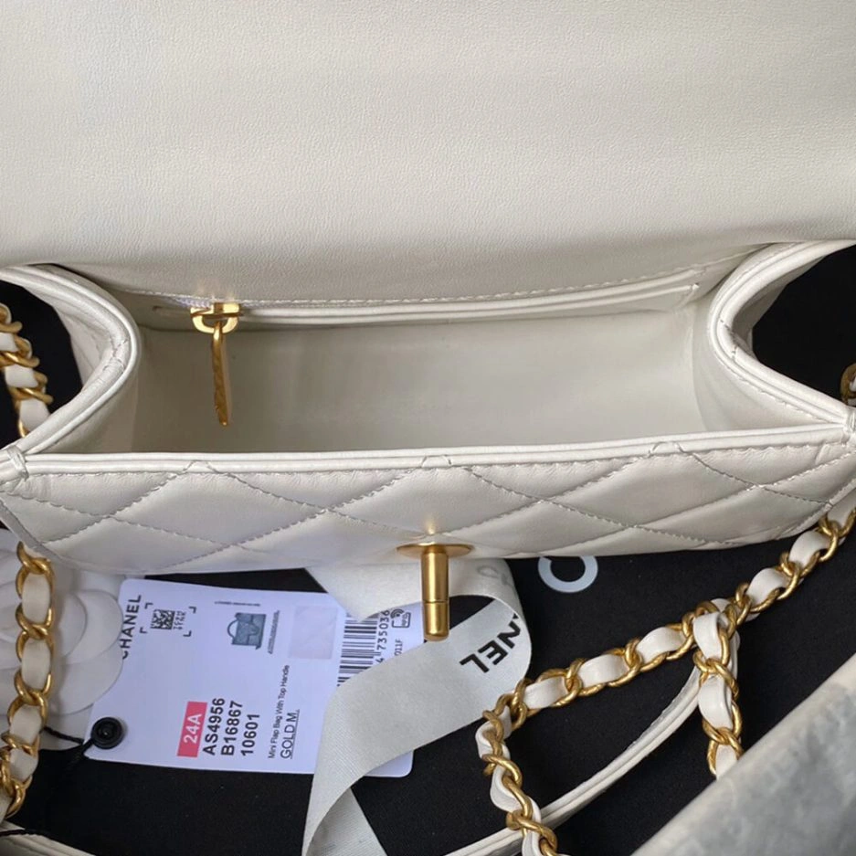 Lightweight MINI FLAP BAG WITH TOP HANDLE 1142