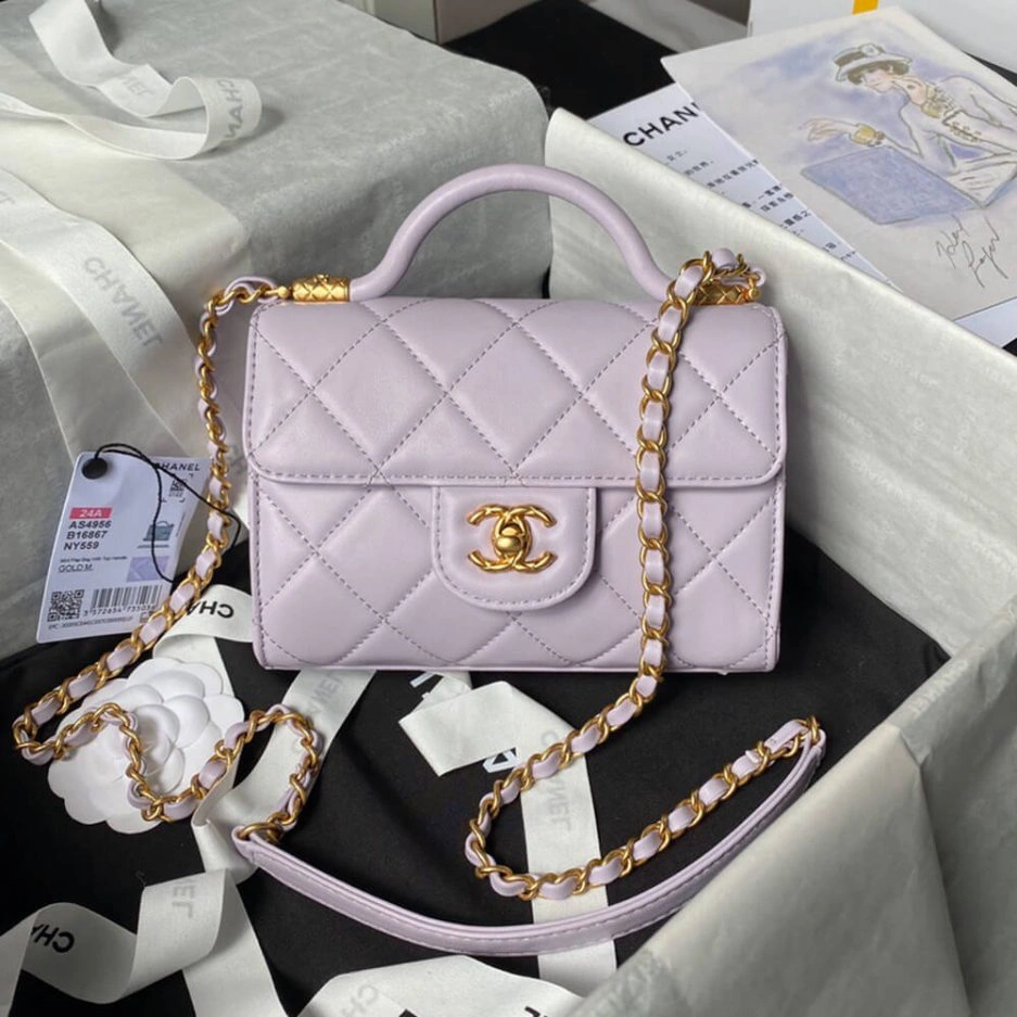 MINI FLAP BAG WITH TOP HANDLE ComfortFit 1061