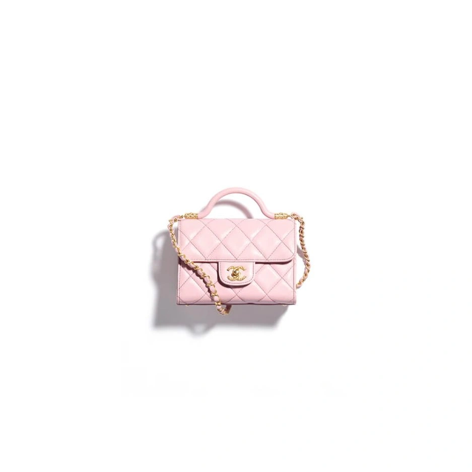 Affordable MINI FLAP BAG WITH TOP HANDLE 1072