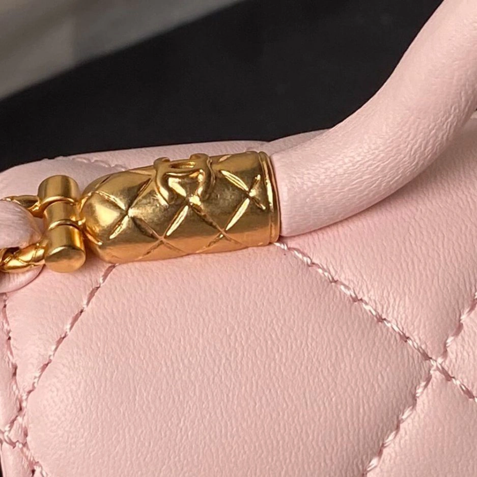Affordable MINI FLAP BAG WITH TOP HANDLE 1072
