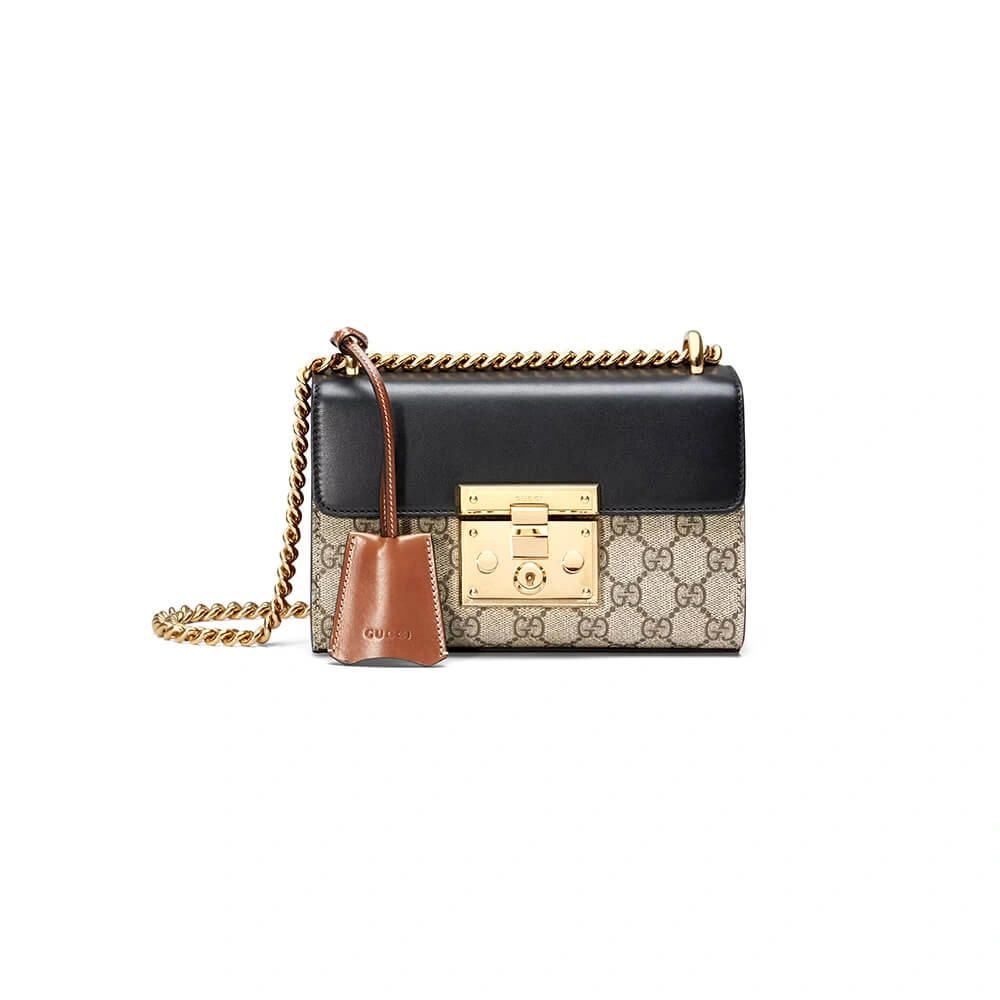 Padlock small GG shoulder bag Refined 998