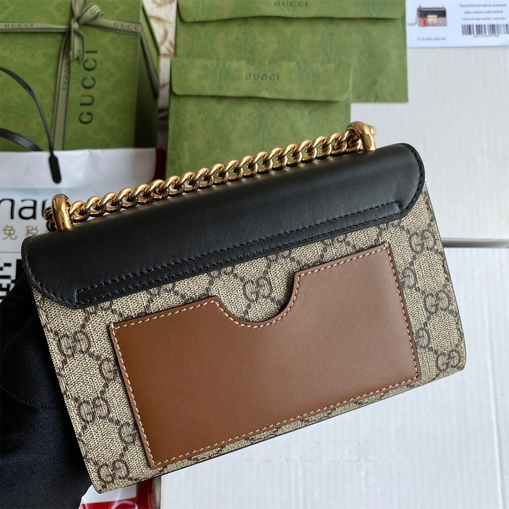 Padlock small GG shoulder bag Refined 998