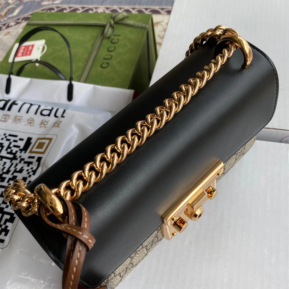 Padlock small GG shoulder bag Refined 998