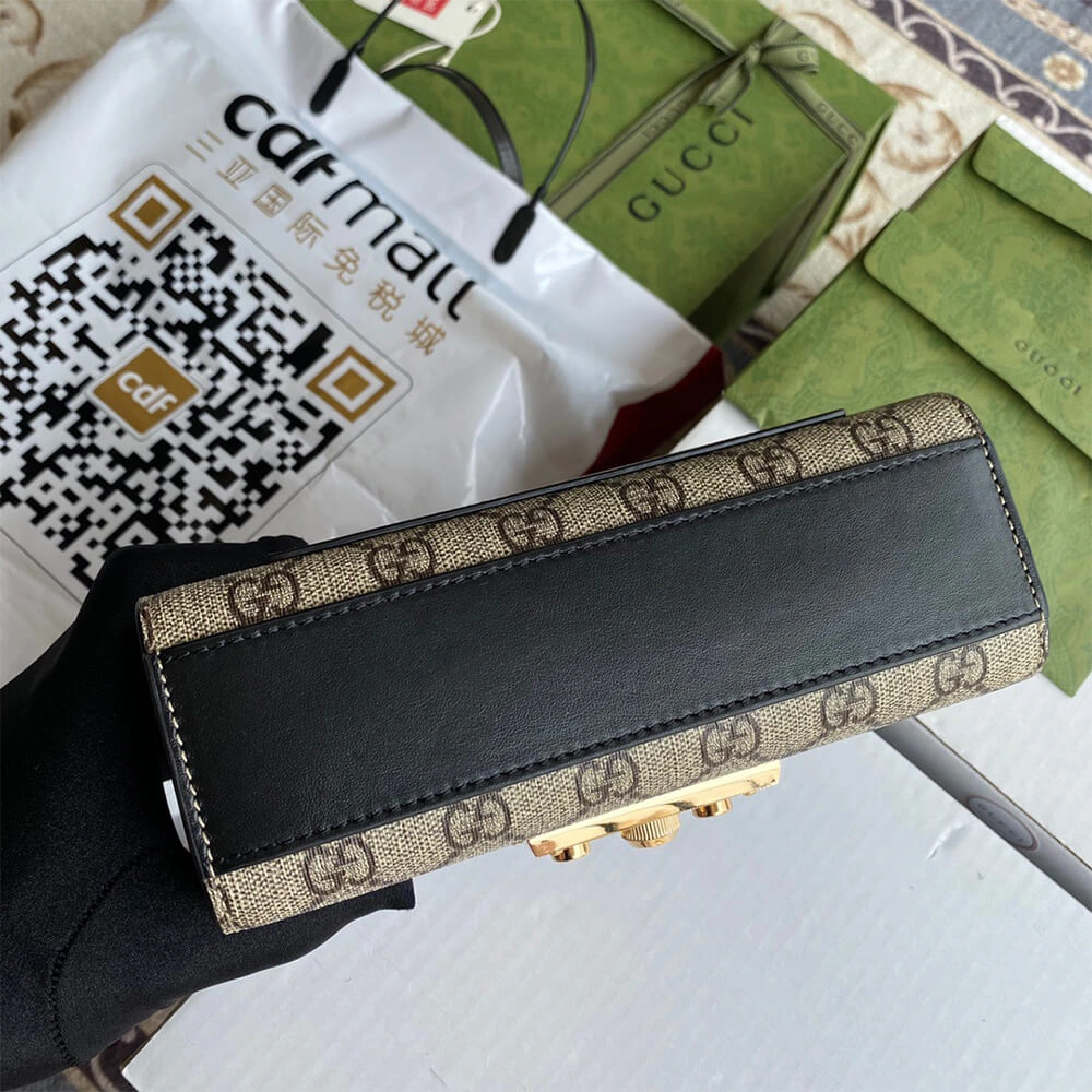 Padlock small GG shoulder bag Refined 998
