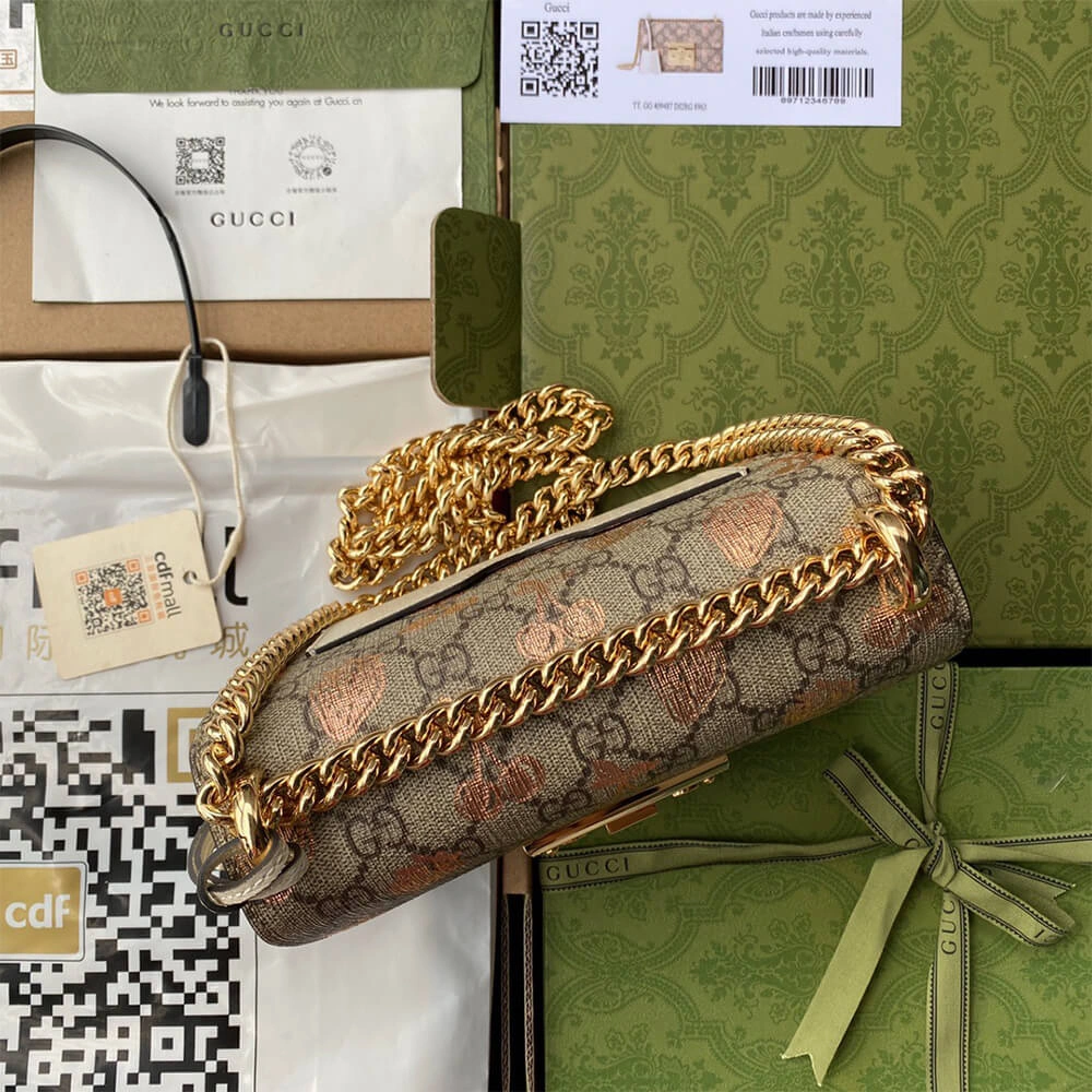 Durable Padlock small berry shoulder bag 991