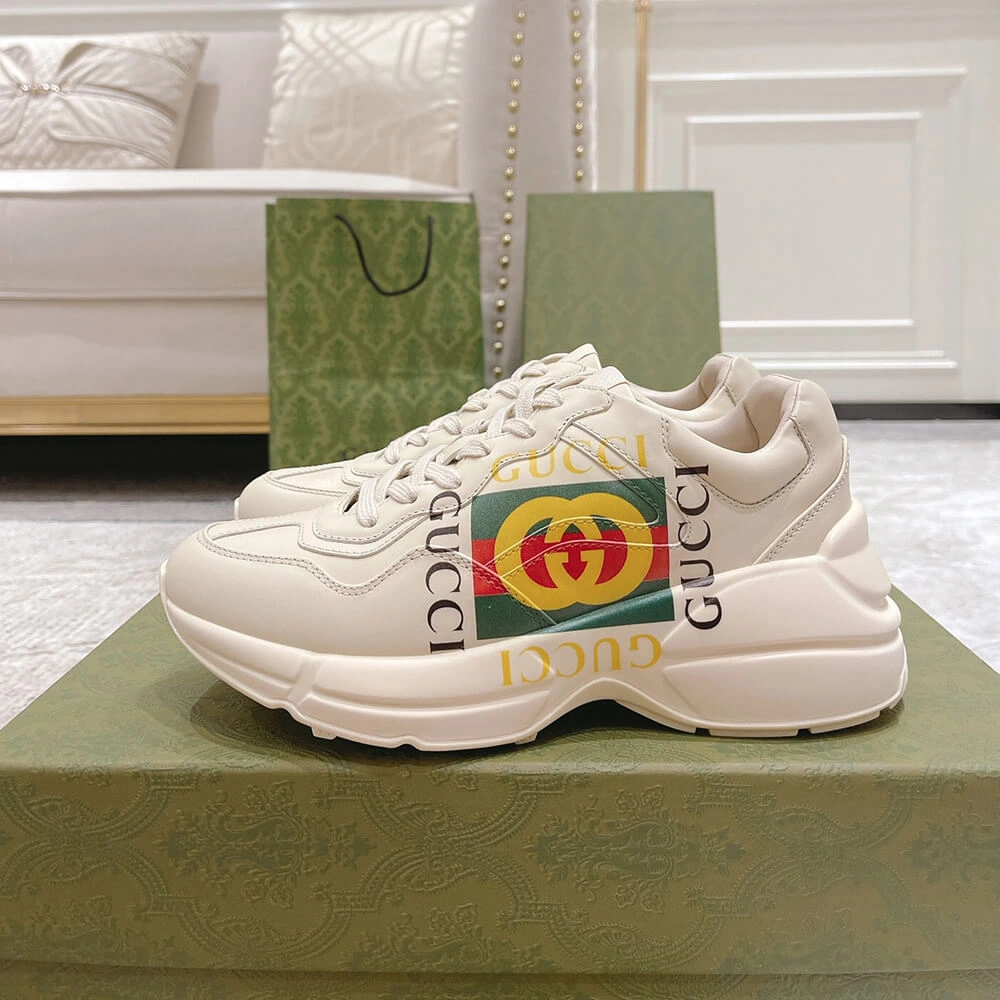 Neat Rhyton Gucci logo leather sneaker 59