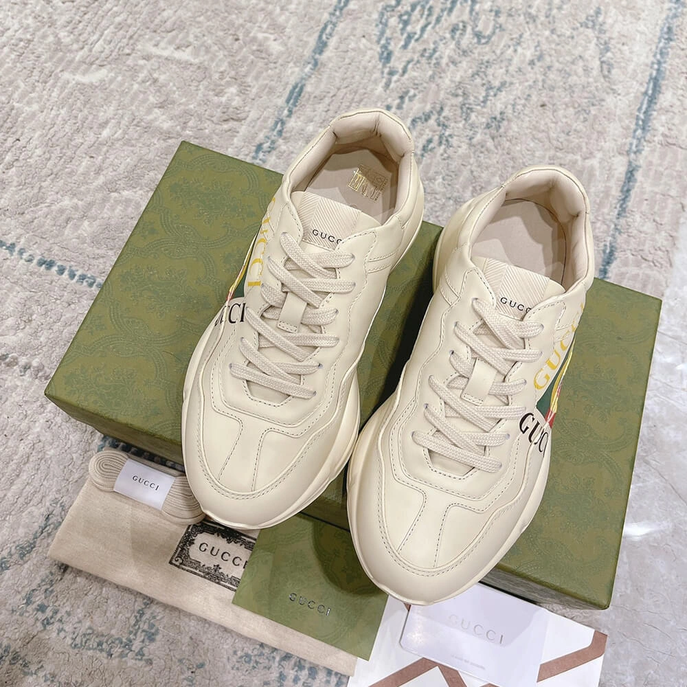 Neat Rhyton Gucci logo leather sneaker 59