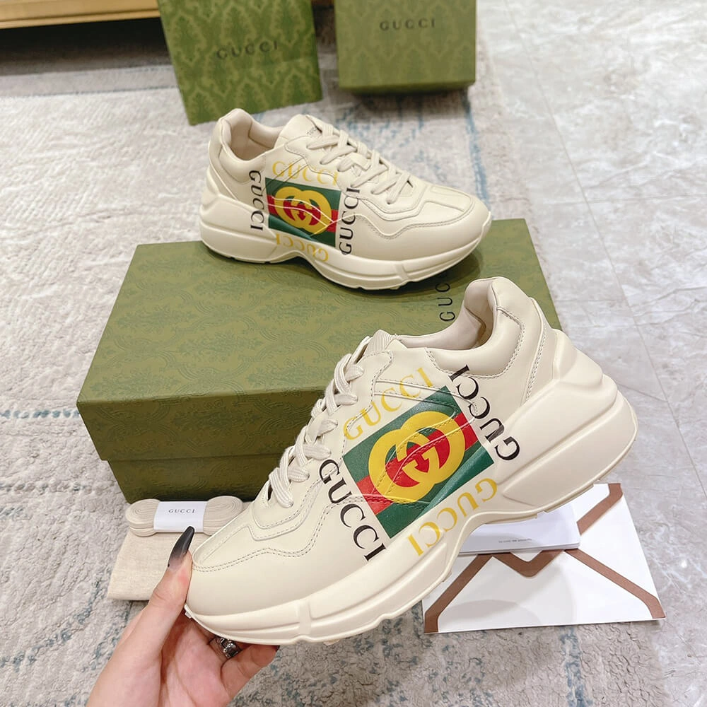 Neat Rhyton Gucci logo leather sneaker 59