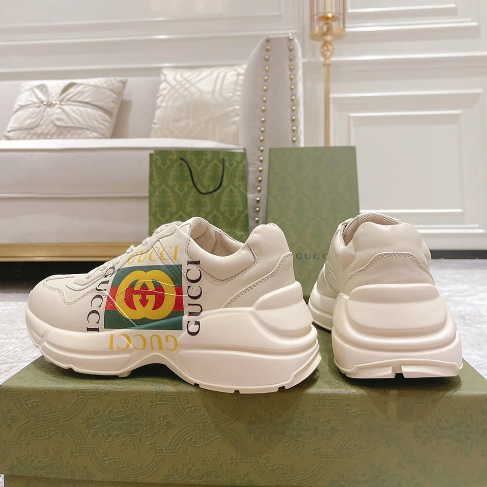 Neat Rhyton Gucci logo leather sneaker 59