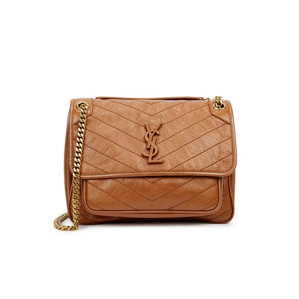NewStyle SAINT LAURENT NIKI MEDIUM IN CRINKLED VINTAGE LEATHER 1497