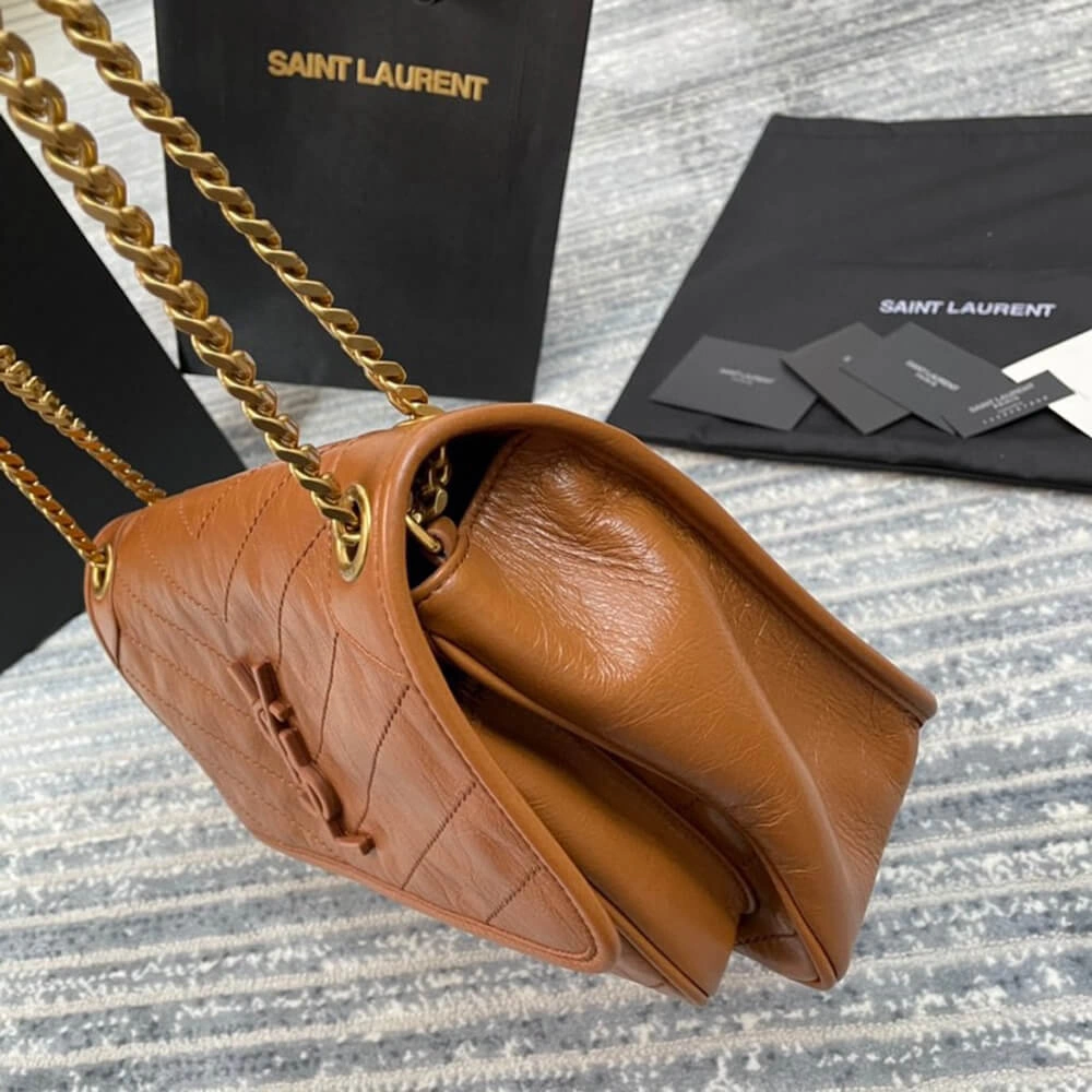 NewStyle SAINT LAURENT NIKI MEDIUM IN CRINKLED VINTAGE LEATHER 1497