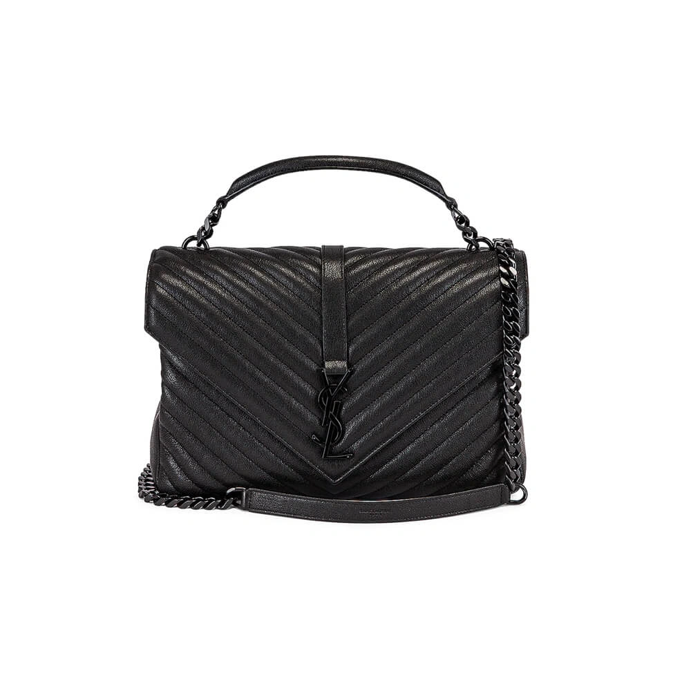 Saint Laurent College quilted-leather satchel bag Snug 1493