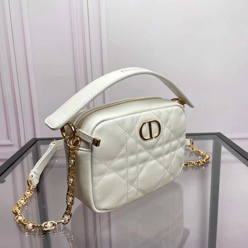 Practical Small Dior Caro top handle camera bag 1271
