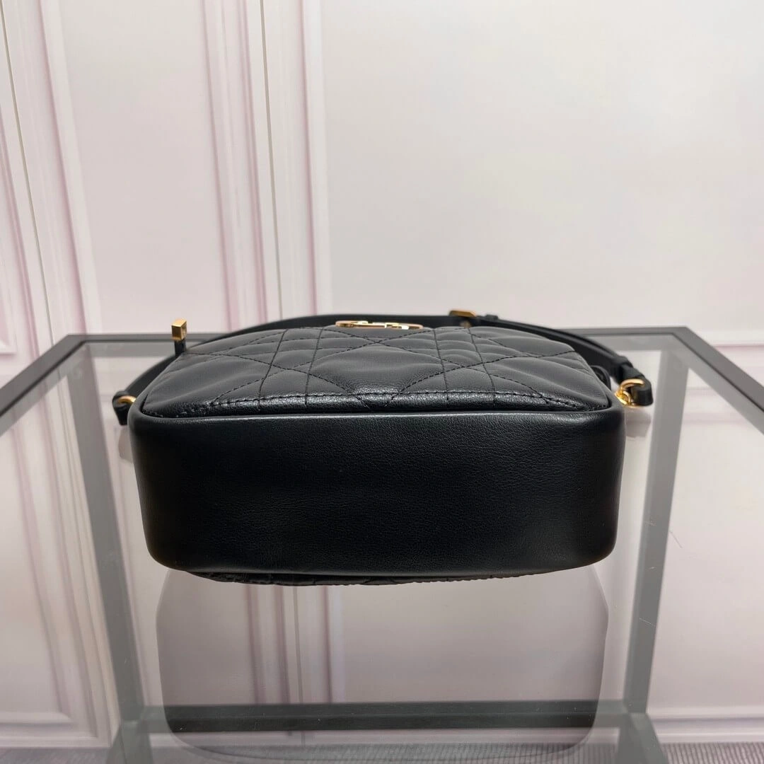 Comfortable Small Dior Caro top handle camera bag 1351