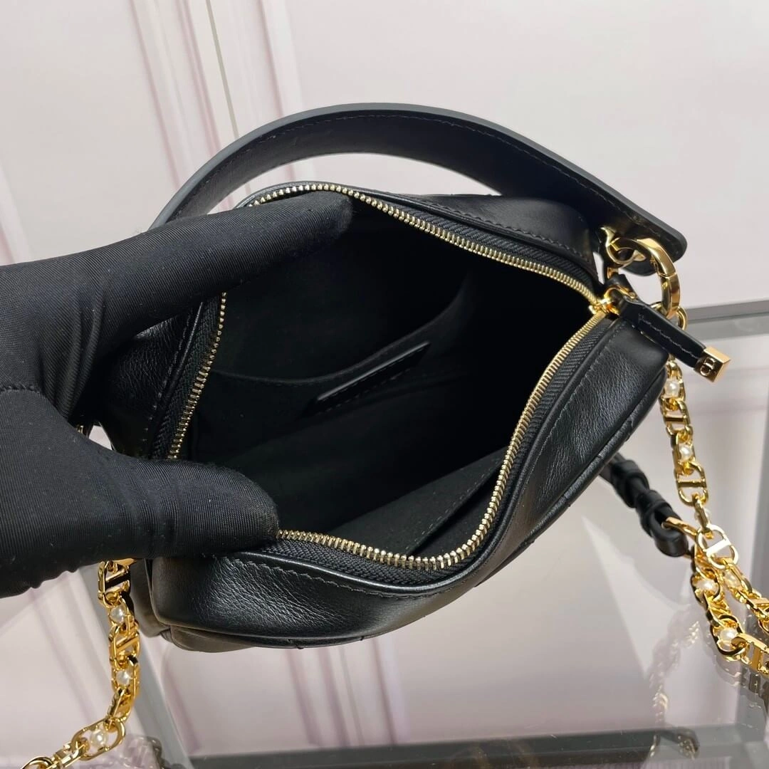 Comfortable Small Dior Caro top handle camera bag 1351