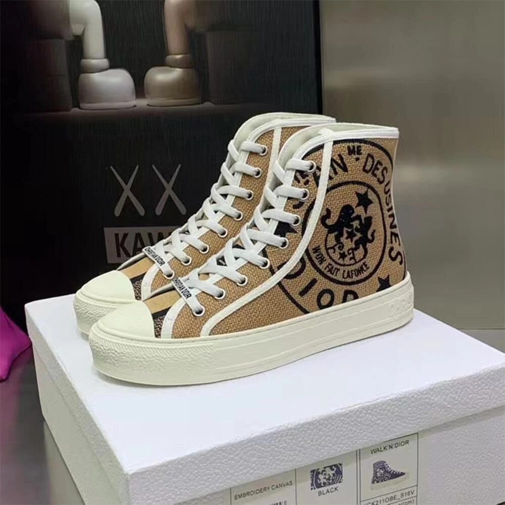 Breathable WALK’N’DIOR HIGH-TOP SNEAKER 109