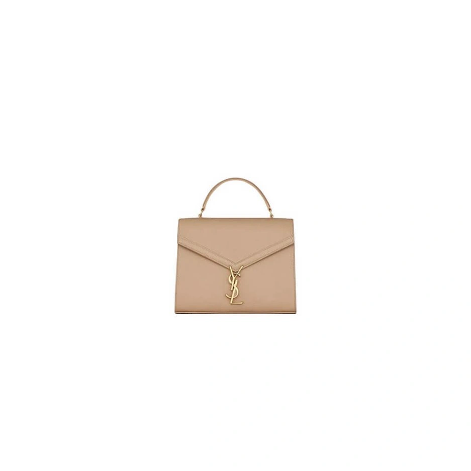 Supportive YSL CASSANDRA Medium Grainy Embossed Leather Top Handle Bag 1407