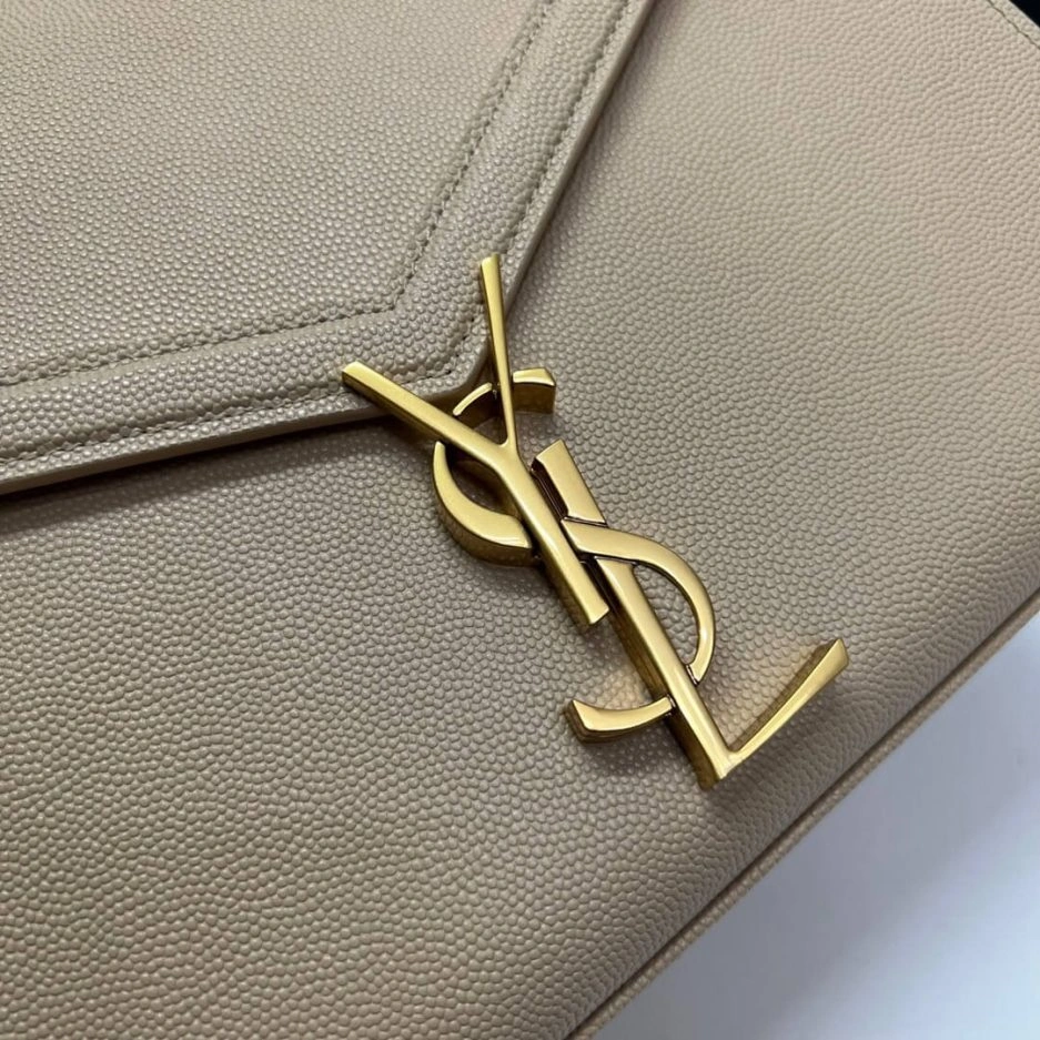 Supportive YSL CASSANDRA Medium Grainy Embossed Leather Top Handle Bag 1407