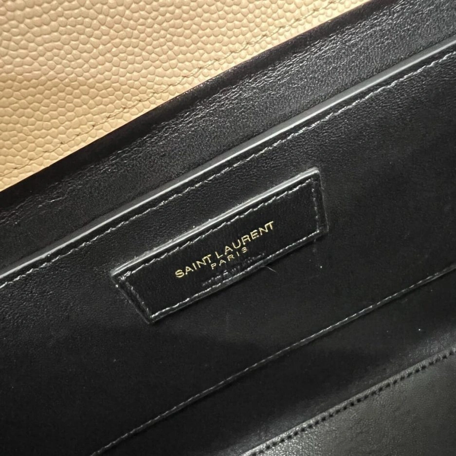 Supportive YSL CASSANDRA Medium Grainy Embossed Leather Top Handle Bag 1407