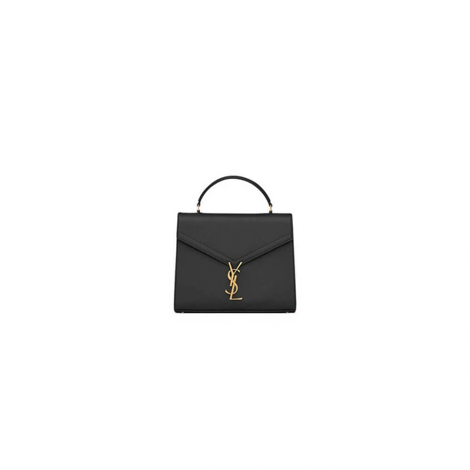 YSL CASSANDRA Medium Grainy Embossed Leather Top Handle Bag Cozy 1463