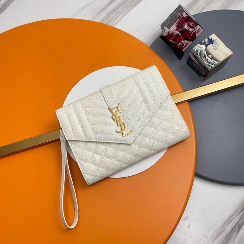 YSL CASSANDRE matelassé leather flap clutch EyeCatching 1432