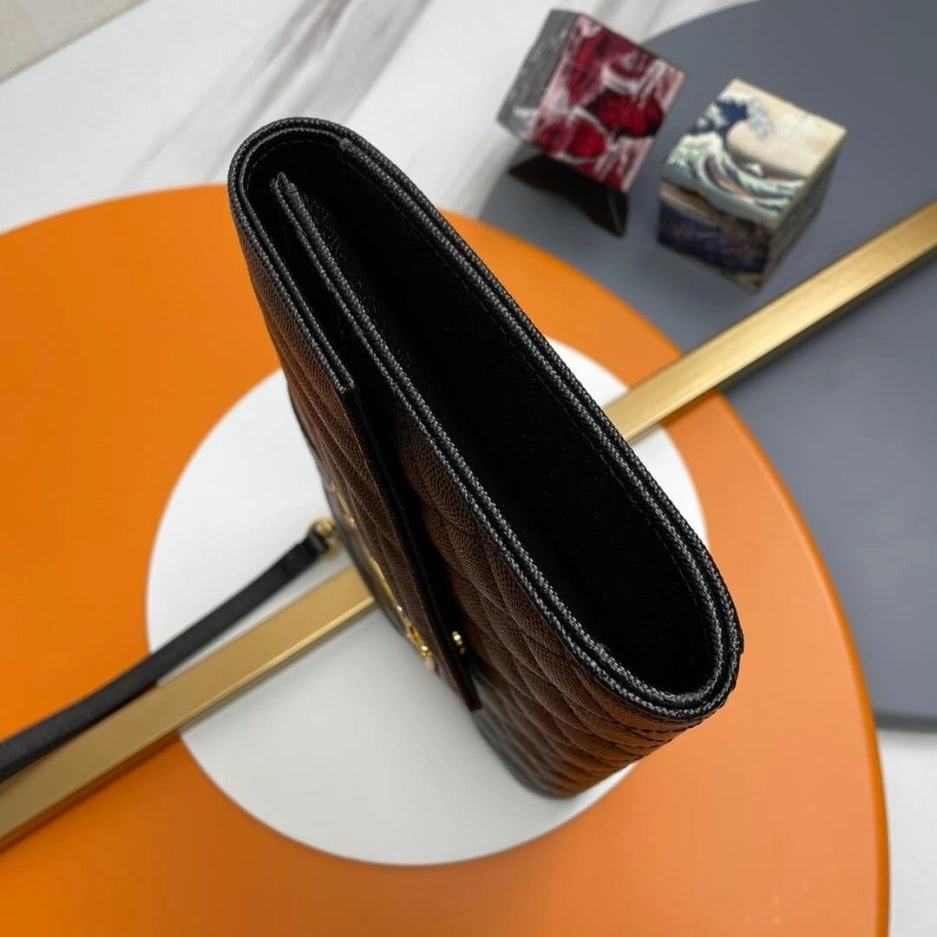 Reliable YSL CASSANDRE matelassé leather flap clutch 1490