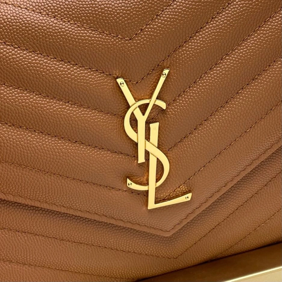 UrbanChic YSL CASSANDRE matelassé leather flap clutch 1498