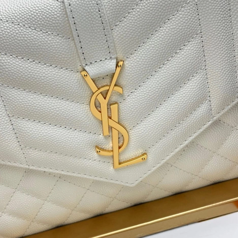 YSL CASSANDRE matelassé leather flap clutch EyeCatching 1432