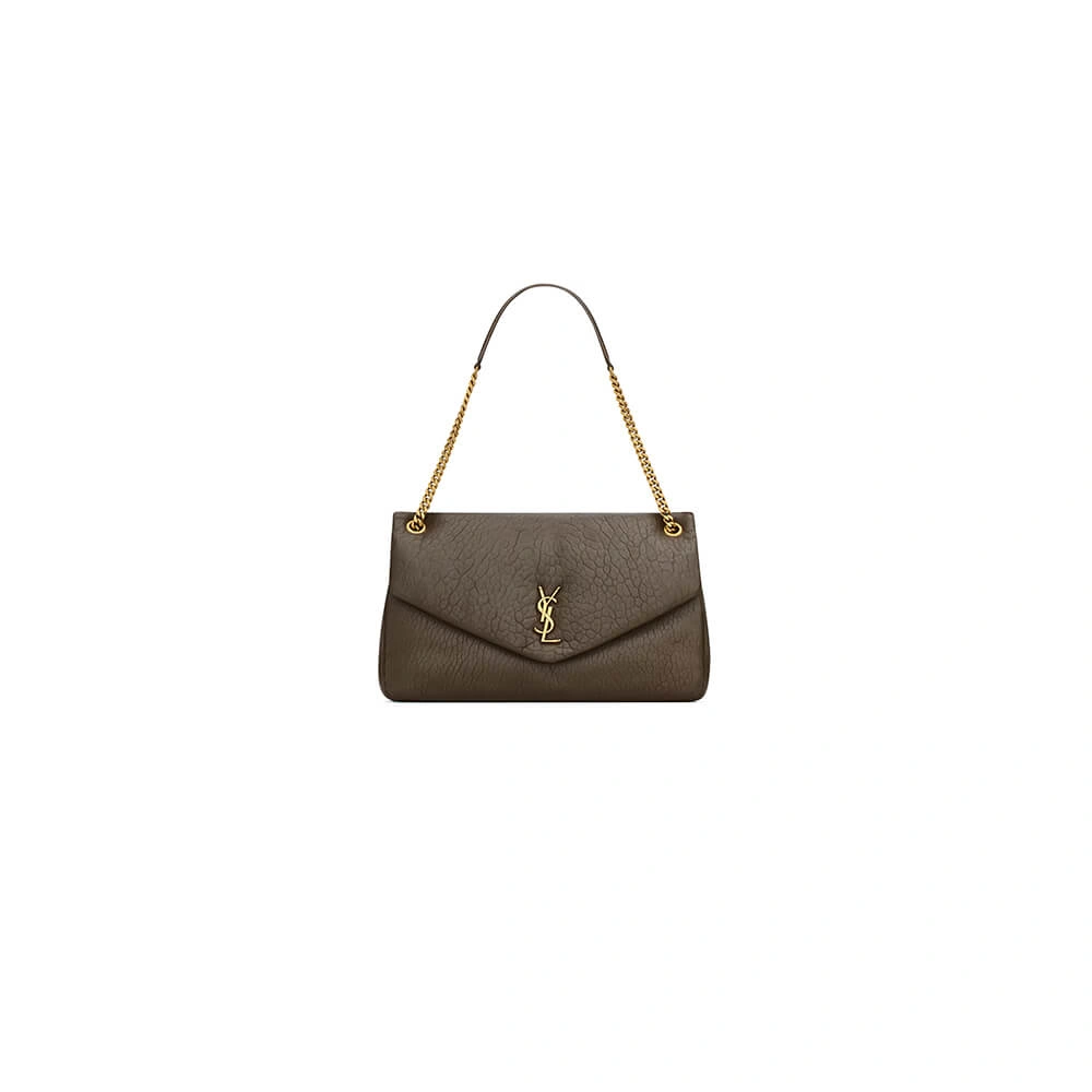 YSL Calypso large in grained lambskin Packable 1417
