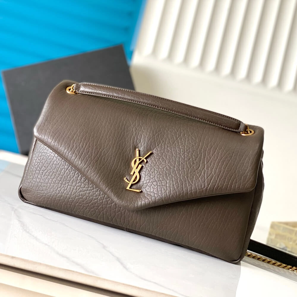 YSL Calypso large in grained lambskin Packable 1417