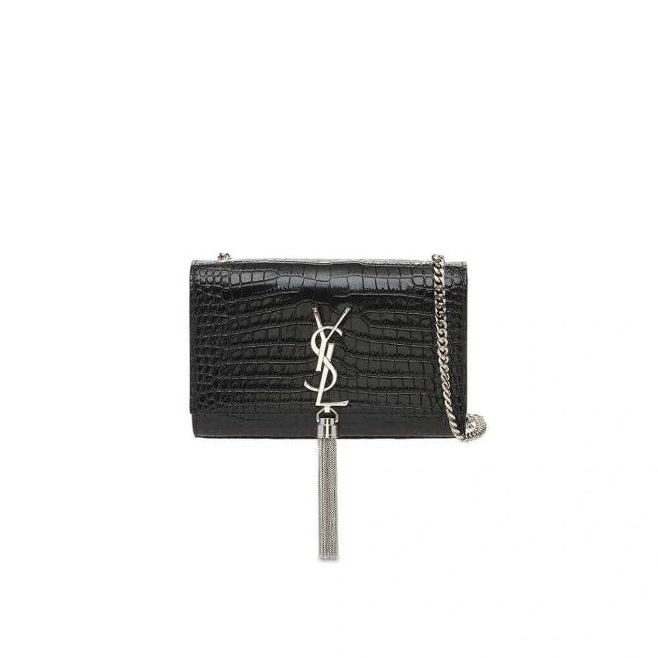 Lightweight YSL KATE EMBOSSED SHOULDER BAG 1413