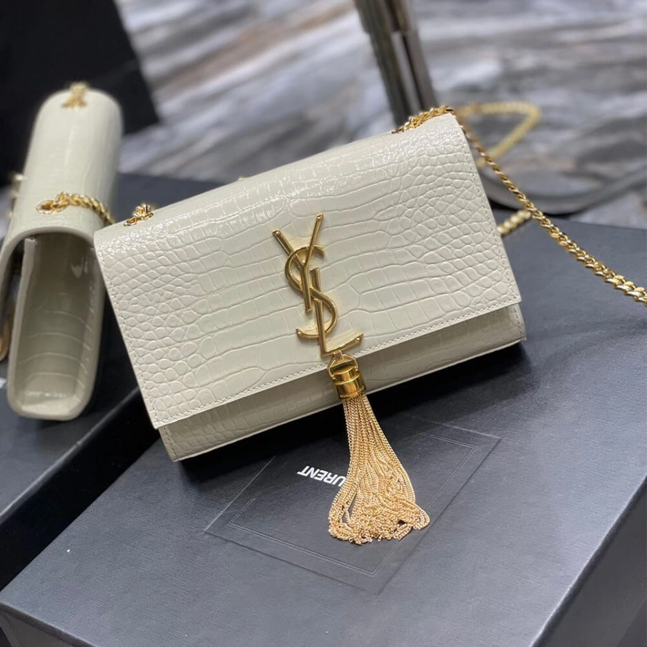 YSL KATE EMBOSSED SHOULDER BAG Effortless 1430