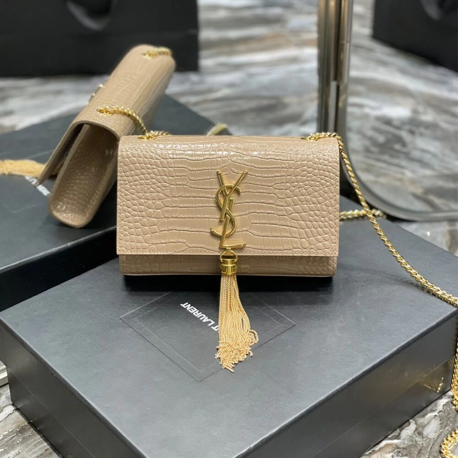 YSL KATE EMBOSSED SHOULDER BAG HighQuality 1419