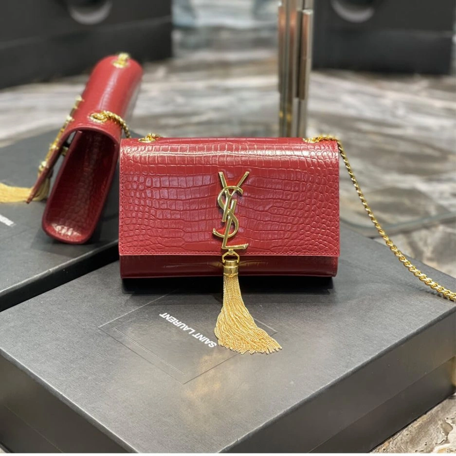 YSL KATE EMBOSSED SHOULDER BAG SoftTouch 1492