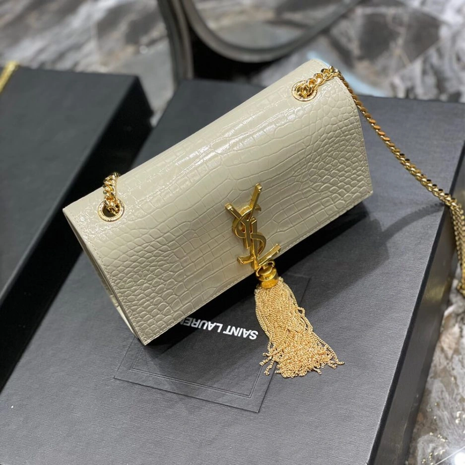 YSL KATE EMBOSSED SHOULDER BAG Effortless 1430