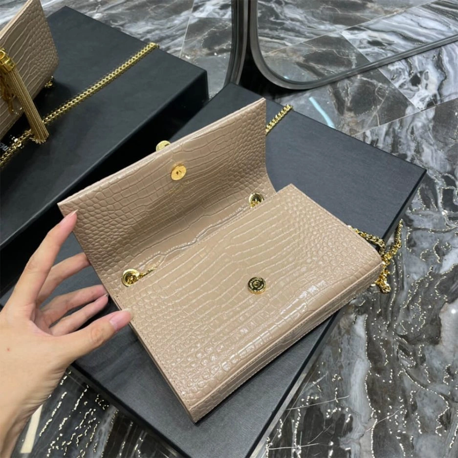 YSL KATE EMBOSSED SHOULDER BAG HighQuality 1419
