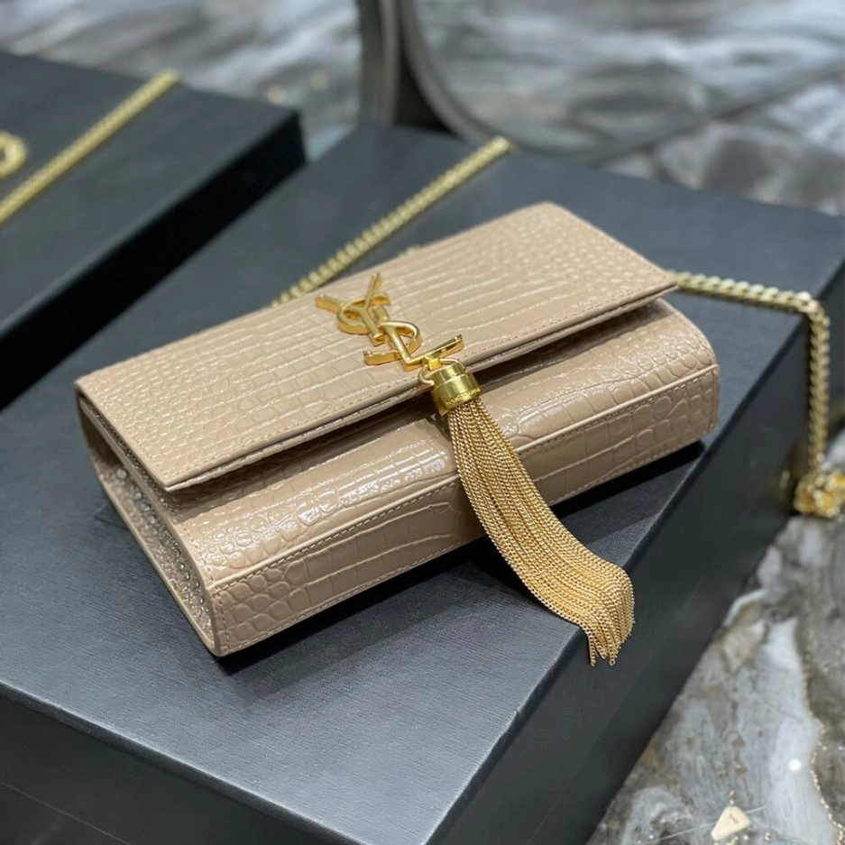 YSL KATE EMBOSSED SHOULDER BAG HighQuality 1419