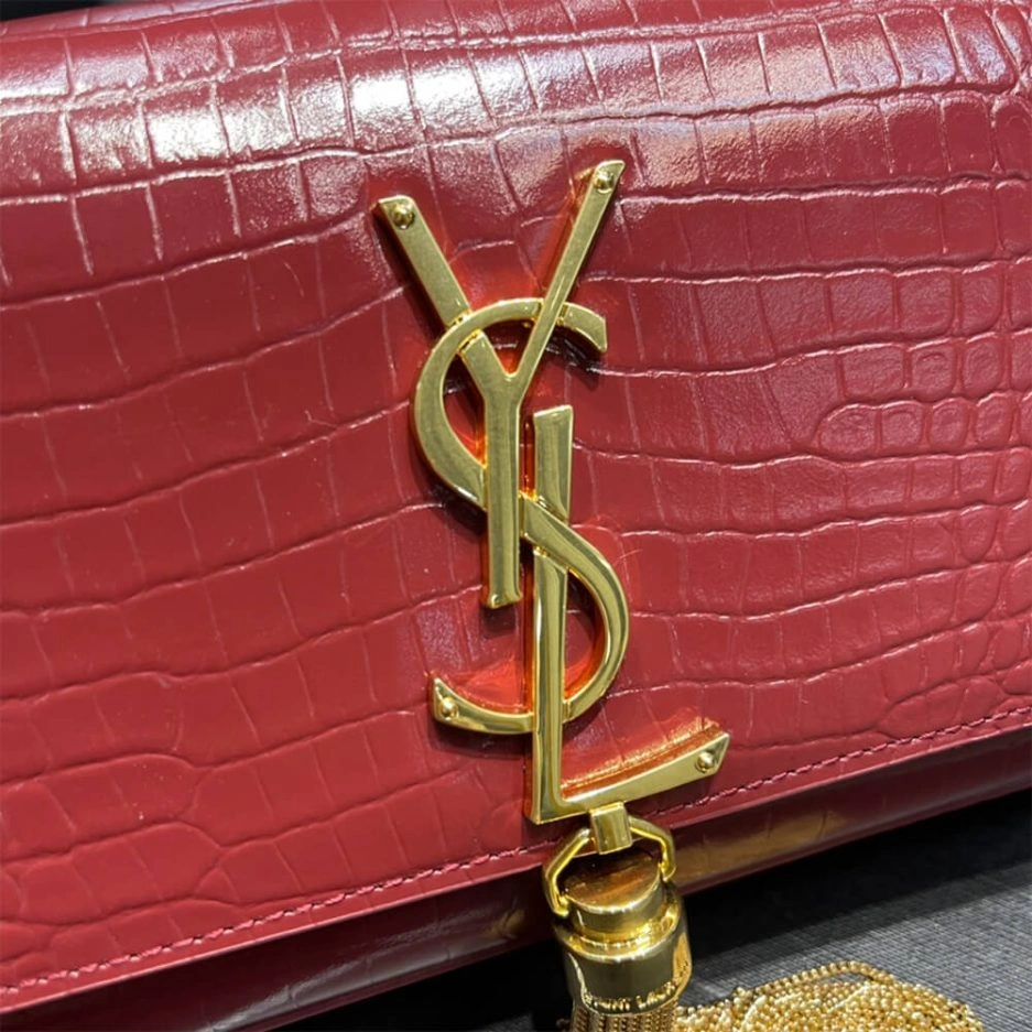 YSL KATE EMBOSSED SHOULDER BAG SoftTouch 1492