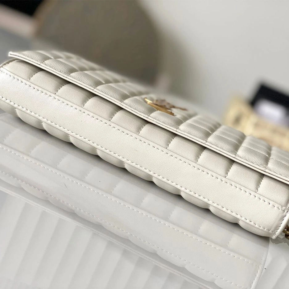 YSL LAMBSKIN CASSANDRE CHAIN WALLET ZipUp 1406