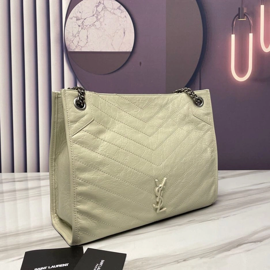SmoothTexture YSL NIKI SHOPPING IN VINTAGE LEATHER 1489