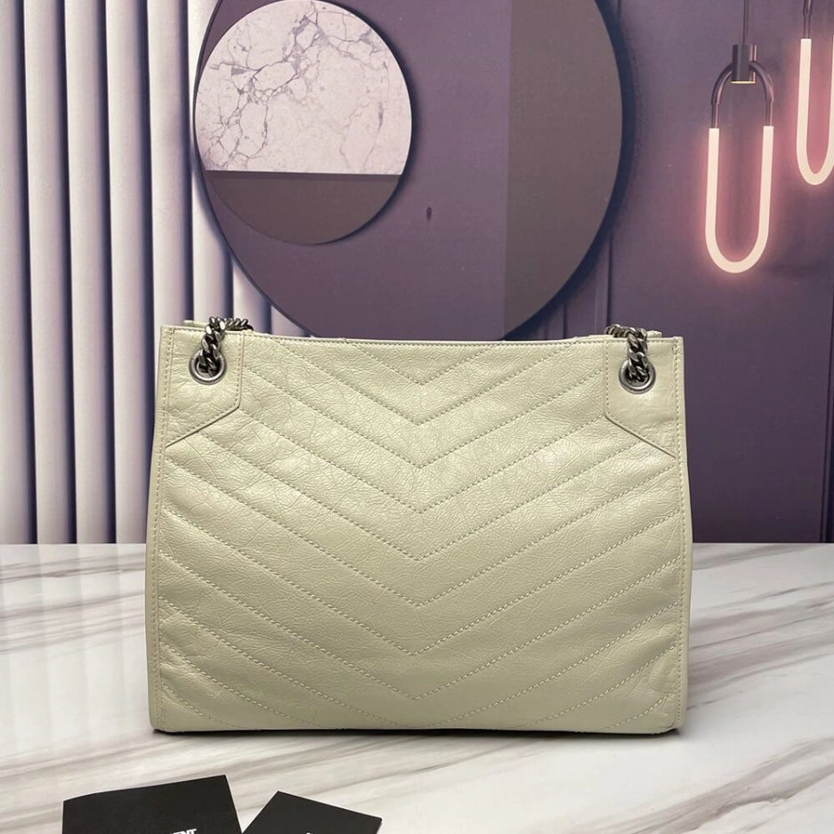 SmoothTexture YSL NIKI SHOPPING IN VINTAGE LEATHER 1489