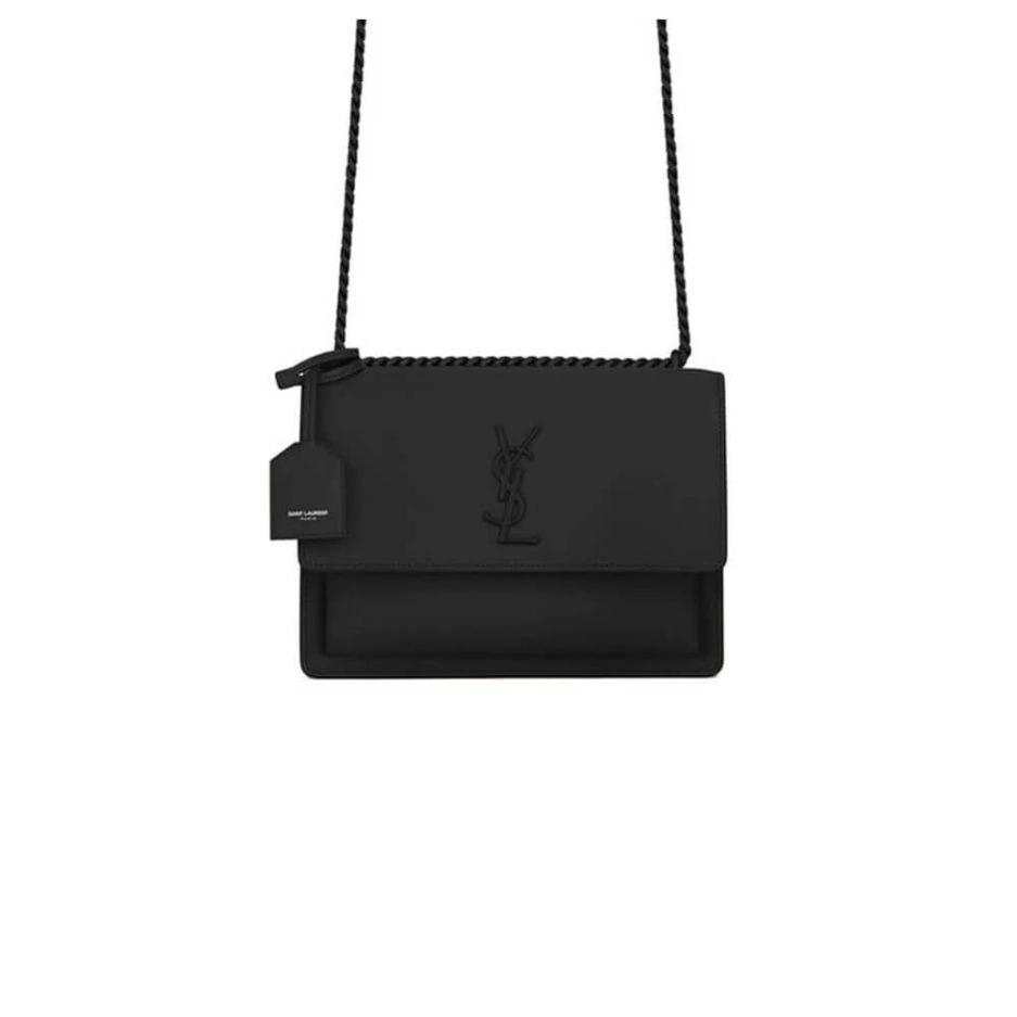 Supportive YSL sunset medium leather shoulder bag 1405