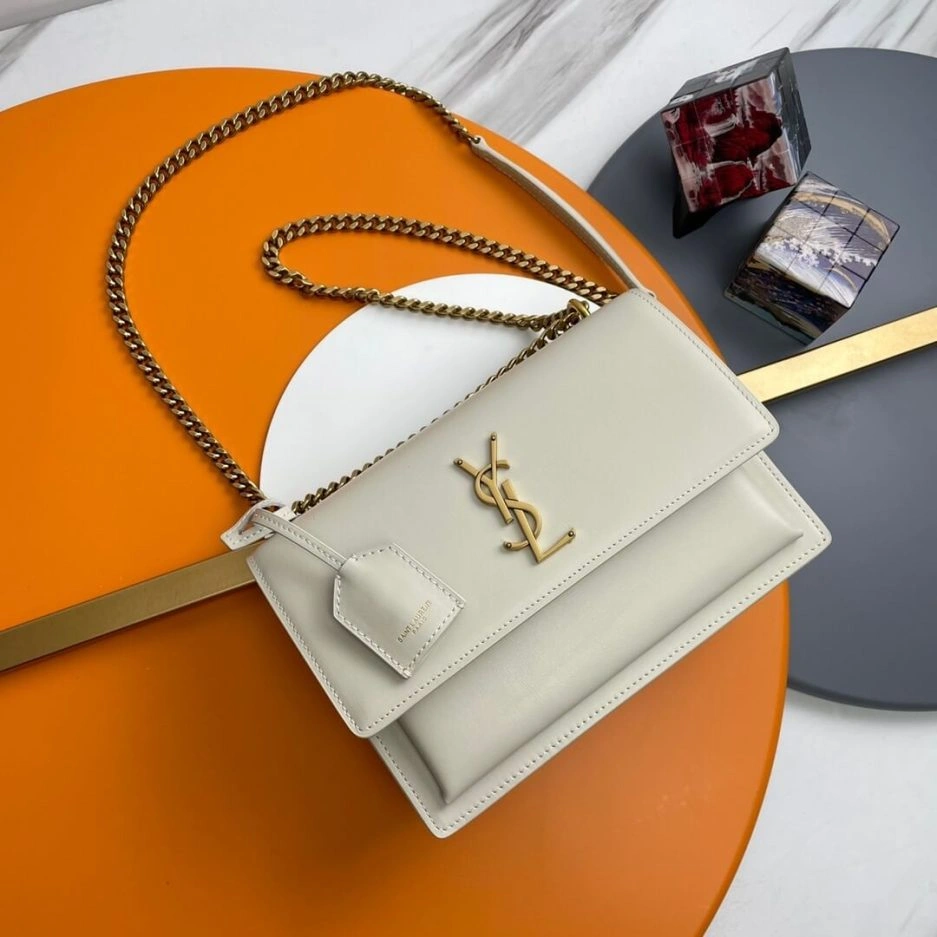 YSL sunset medium leather shoulder bag Soft 1394