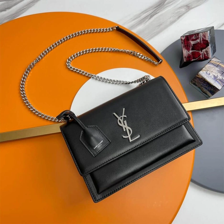 YSL sunset medium leather shoulder bag Lightweight 1488