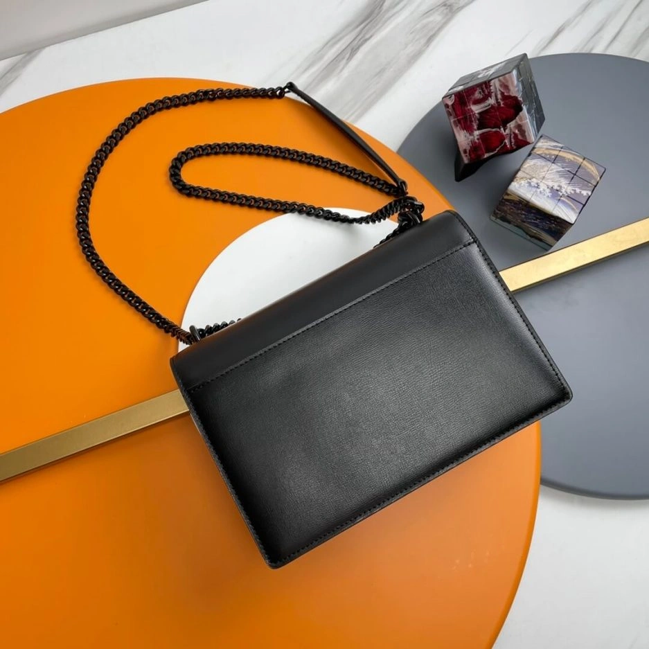 Supportive YSL sunset medium leather shoulder bag 1405