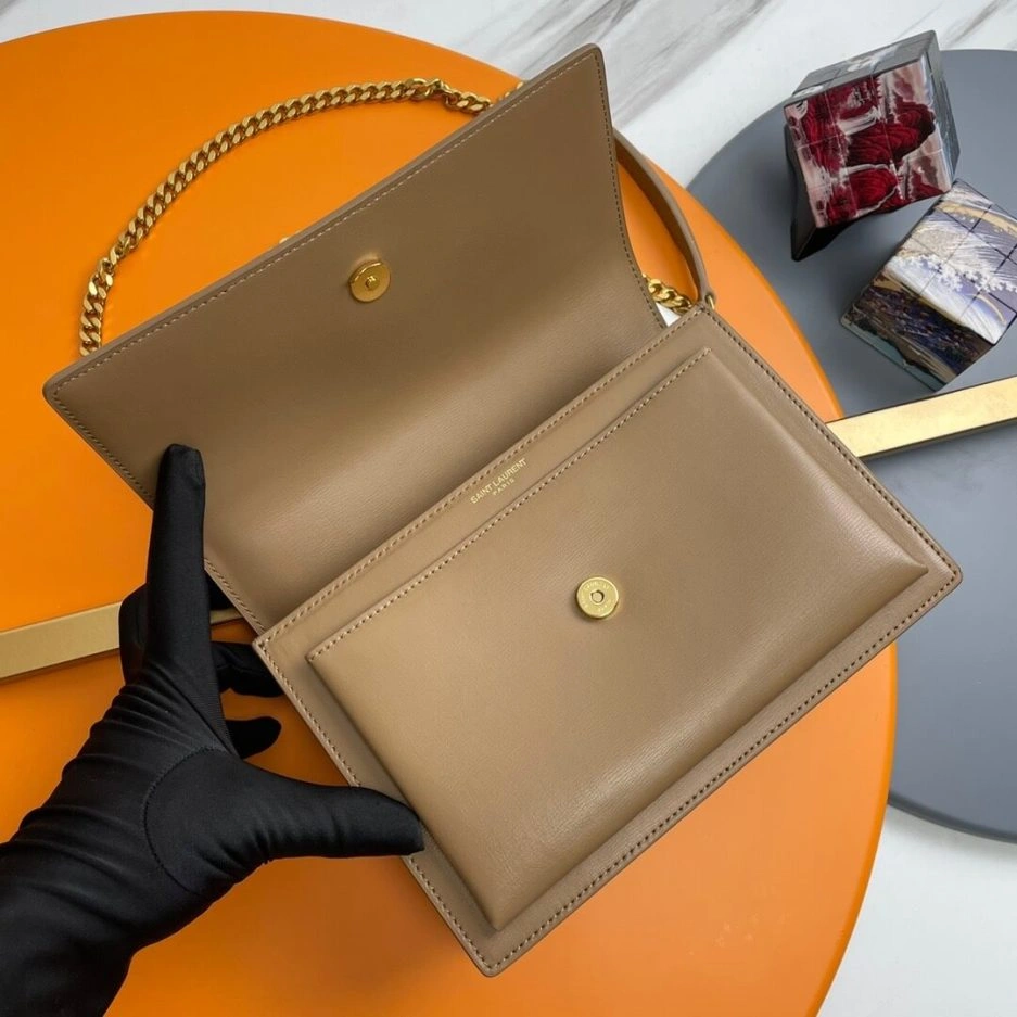 YSL sunset medium leather shoulder bag Soft 1473