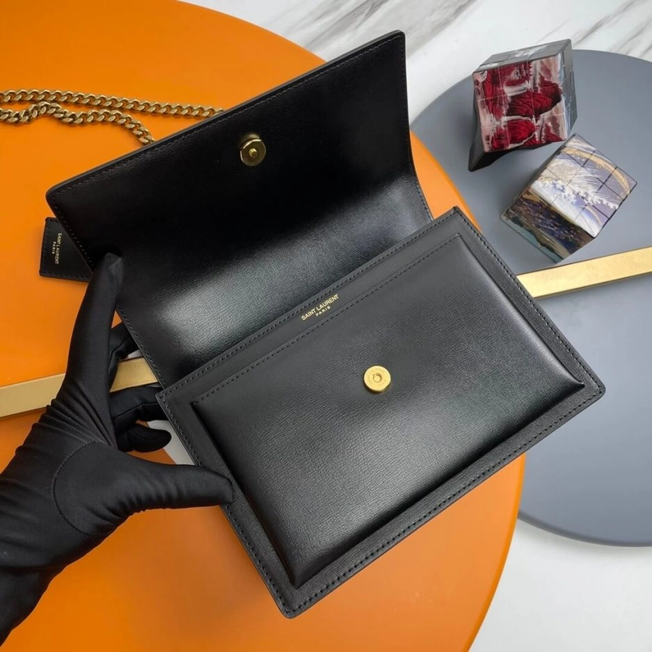 YSL sunset medium leather shoulder bag ZeroBulk 1424
